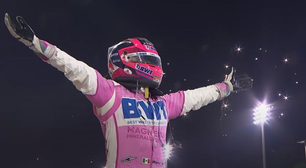 sergio perez wins in sakhir